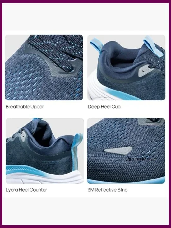 Men's Walking Shoes Running Tennis Cushioning Non Slip Athletic Sneakers - Picture 6 of 7